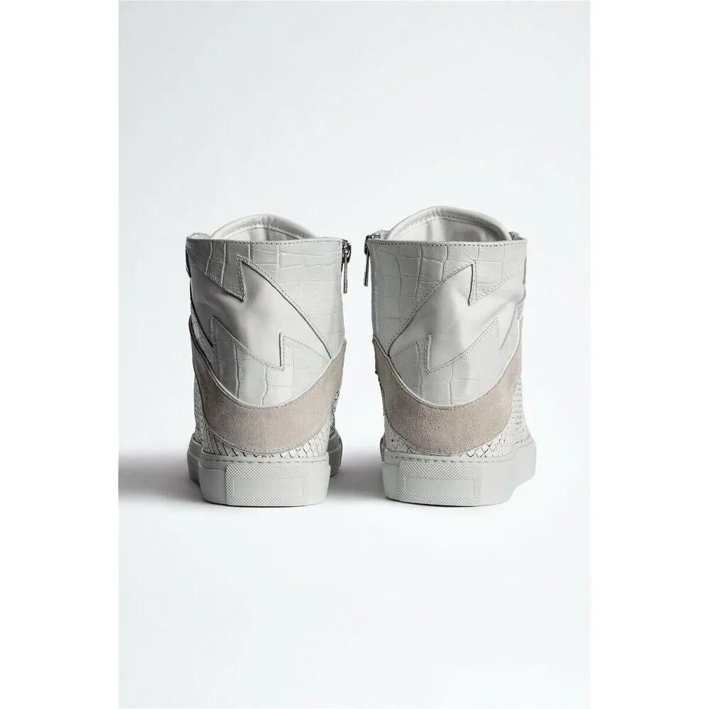 New Zadig & Voltaire High Flash Keith Sneakers Size 38